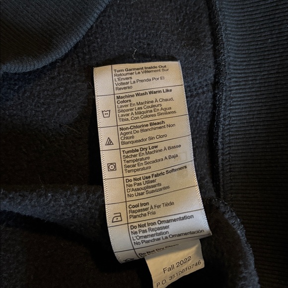 Carhartt Black Pullover Sweatshirt with White Logo - Picture 6 of 6